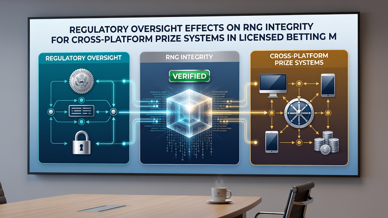 Cross-platform prize distribution and RNG validation processes